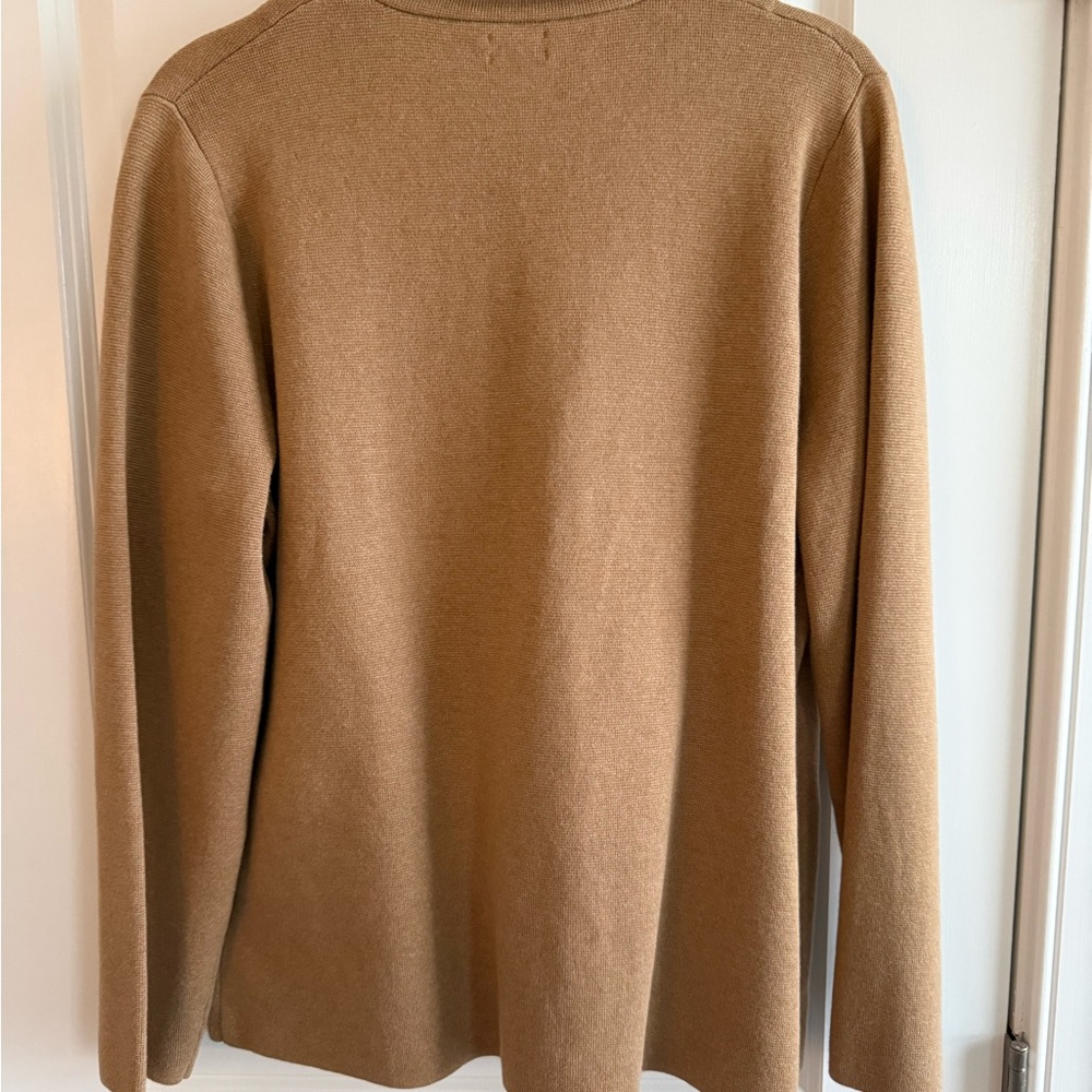 J. Crew Tan Women's Sweater Blazer - Picture 3 of 3
